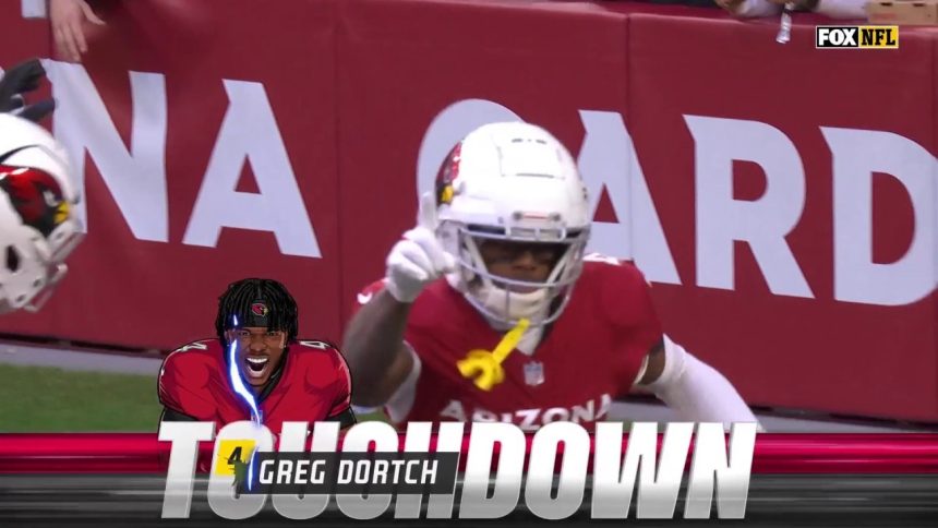 Kyler Murray hits Greg Dortch on a 23-yard TD, gives Cardinals 10-3 lead vs 49ers | NFL Highlights