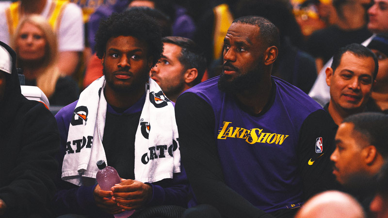 Lakers' LeBron James, Bronny James reportedly turned down Skills Challenge invite