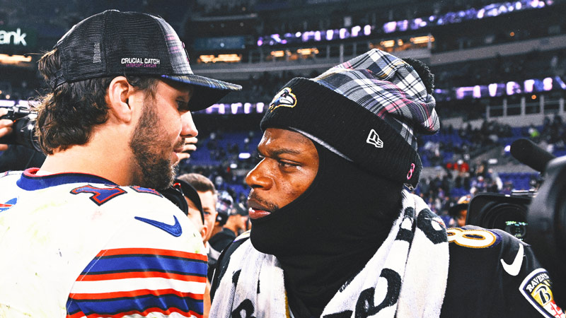 Lamar Jackson: 'I'm trying to beat' Josh Allen, not be friends