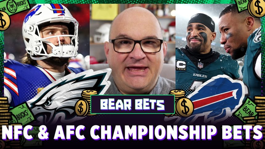 NFC & AFC Championship Best Bets: Eagles Team Total & Josh Allen Rushing Yards Over