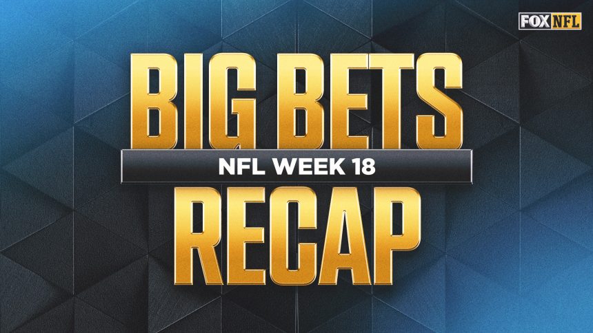 NFL Week 18 Big Bets Recap: Bettor's 8-leg parlay cashes in for $96k