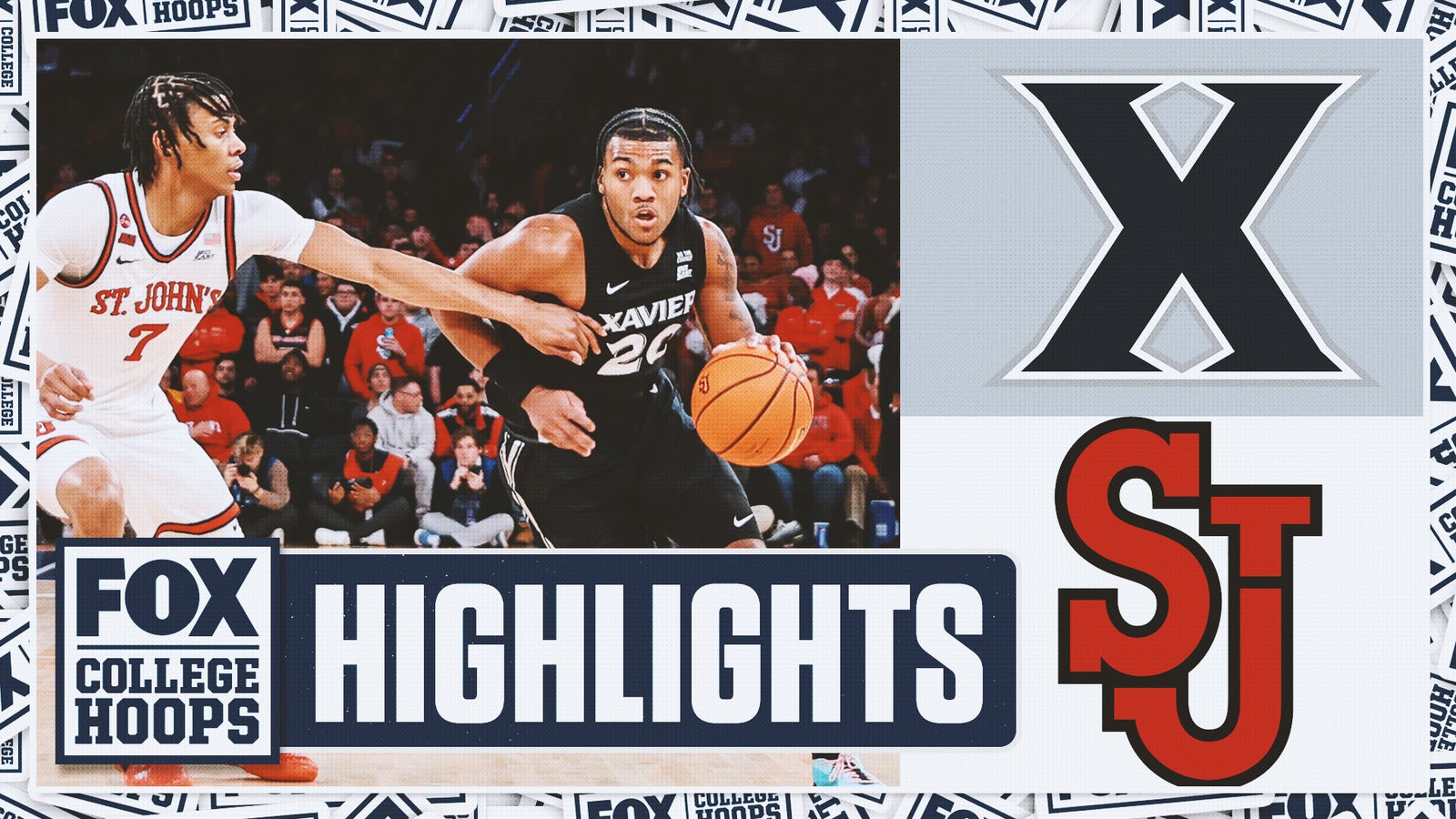 Xavier Musketeers vs. No. 20 St. John's Red Storm Highlights | FOX College Hoops