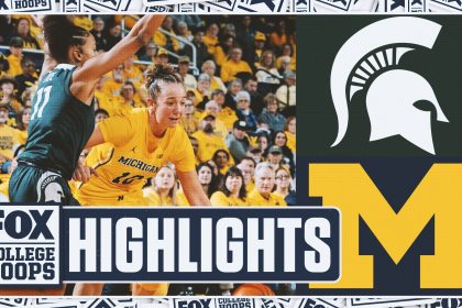 No. 21 Michigan State Spartans vs. No. 24 Michigan Wolverines Highlights | FOX College Hoops