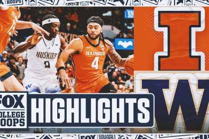 No. 22 Illinois Fighting Illini vs. Washington Huskies Highlights | FOX College Hoops