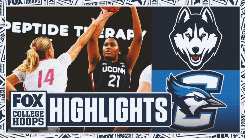 No. 6 UConn Huskies vs. Creighton Bluejays Highlights | FOX College Women’s Hoops