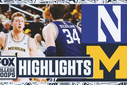 Northwestern Wildcats vs. No. 20 Michigan Wolverines Highlights | FOX College Hoops