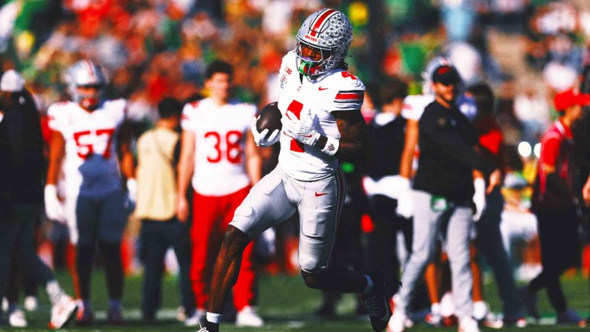 Ohio State's Jeremiah Smith breaks Big Ten's freshman TD receiving record