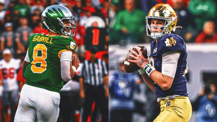 Senior Bowl QBs Dillon Gabriel, Riley Leonard look to restore 'Brady phenomenon'