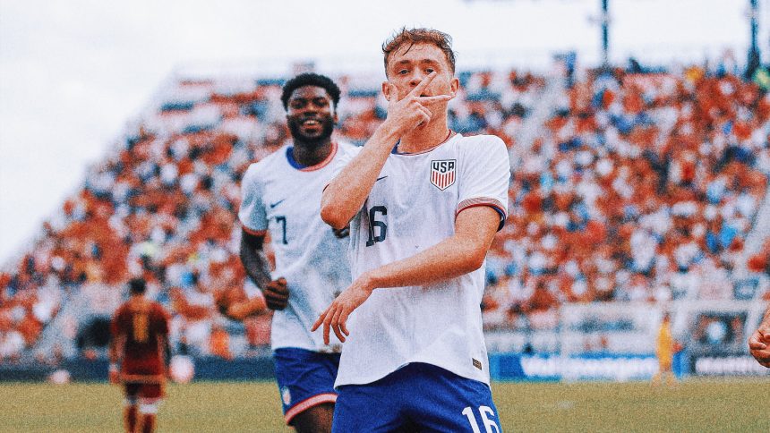 Shorthanded USMNT opens 2025 with a 3-1 friendly win over Venezuela