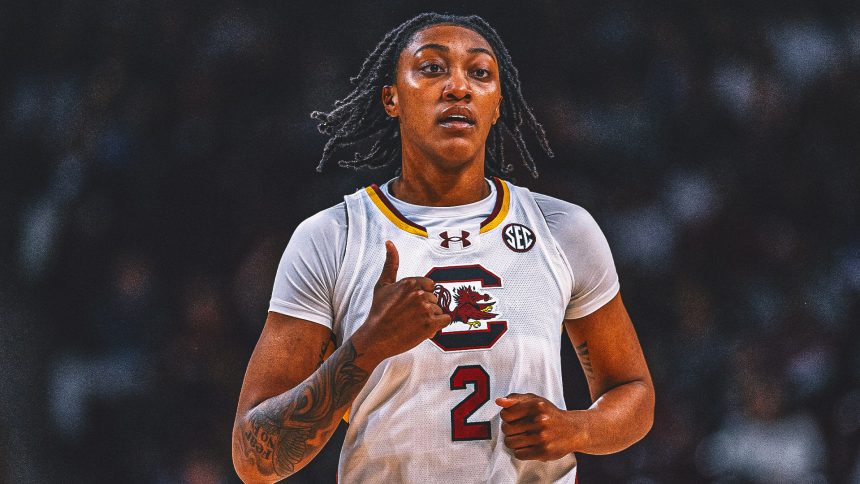 South Carolina forward Ashlyn Watkins out for the season with a torn ACL