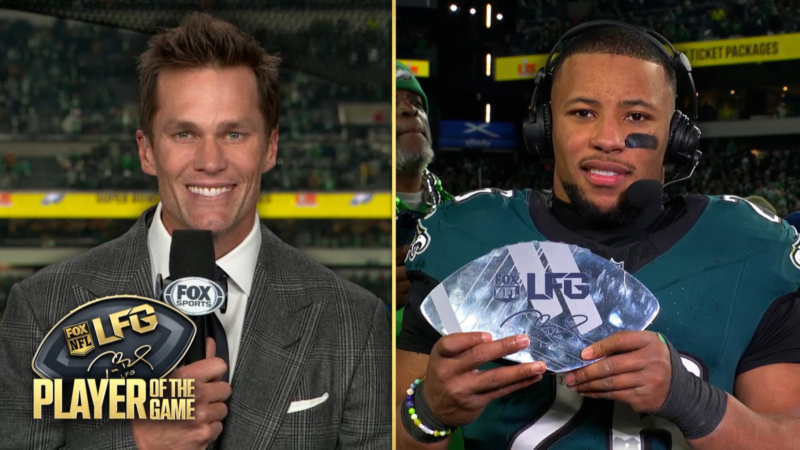 Tom Brady's LFG Player of the Game: Eagles’ Saquon Barkley in NFC Championship