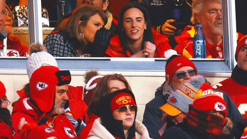 Taylor Swift returns to Arrowhead Stadium to watch Chiefs alongside Caitlin Clark