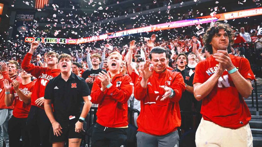 The best dunk contest of the year is … by the Nebraska football team?