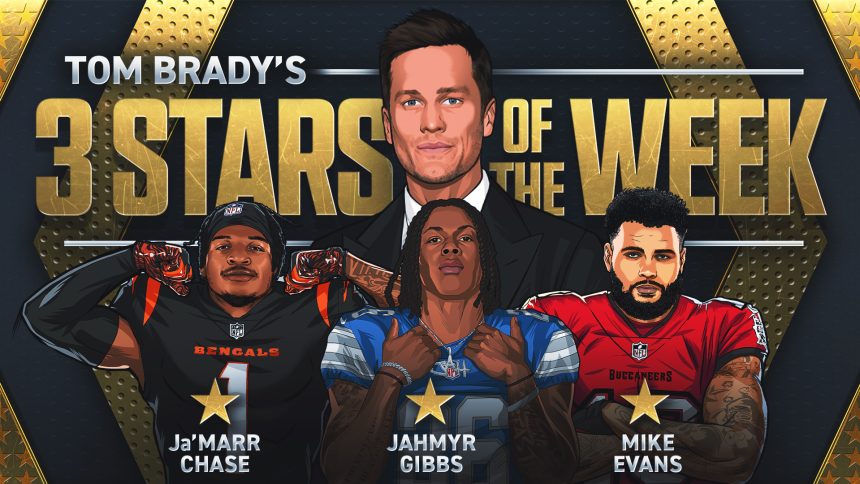 Tom Brady's 3 Stars of Week 18, including Lions' Jahmyr Gibbs