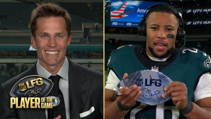 Tom Brady's LFG Player of the Game: Eagles’ Saquon Barkley | Wild Card Round DIGITAL EXCLUSIVE