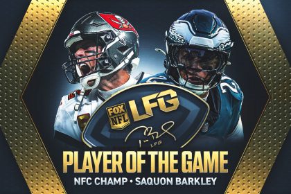 Tom Brady's LFG Player of the Game for NFC Championship: Eagles' Saquon Barkley