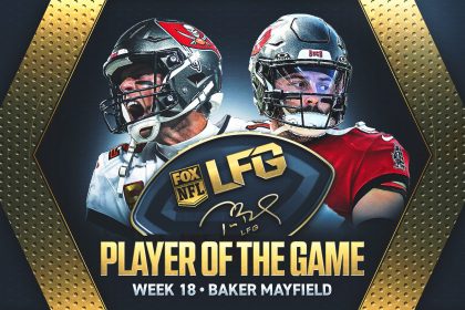 Tom Brady's LFG Player of the Game for Week 18: Bucs QB Baker Mayfield