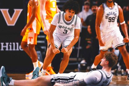 Vanderbilt fans storm court as Commodores upset No. 6 Tennessee 76-75