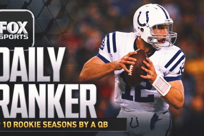 What are the 10 best seasons by a rookie QB in NFL history?