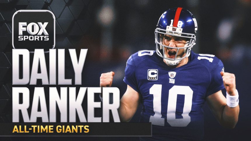 Who are the 10 greatest New York Giants of all time?