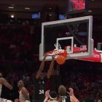 Xavier Booker slams down ferocious two-handed dunk to seal Michigan State's 69-62 victory over Ohio State