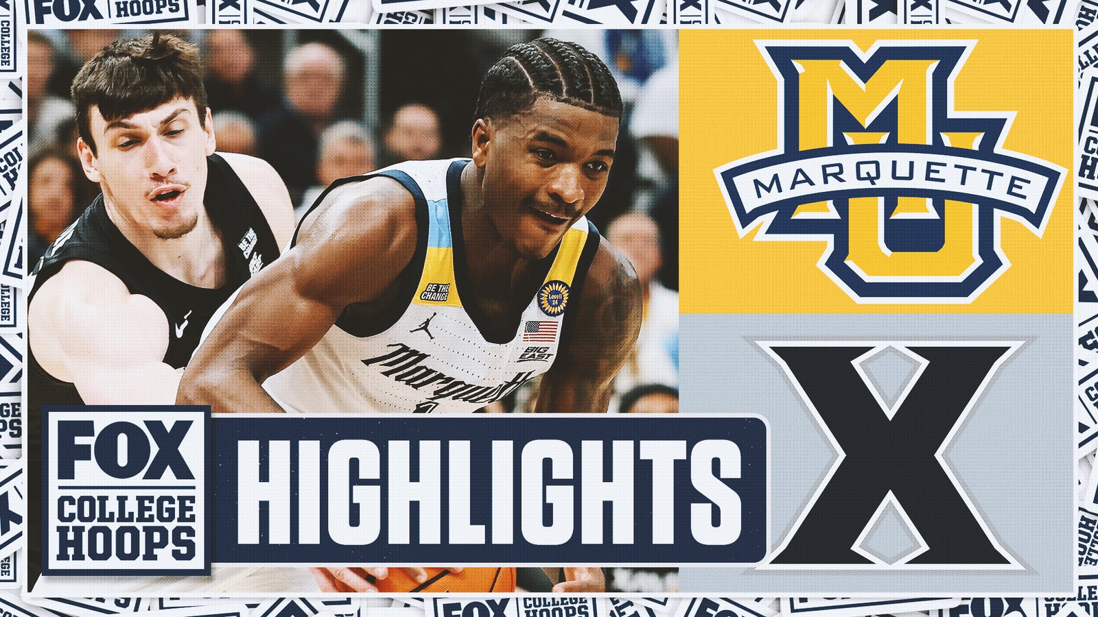 Xavier Musketeers vs. No. 7 Marquette Golden Eagles | FOX College Hoops