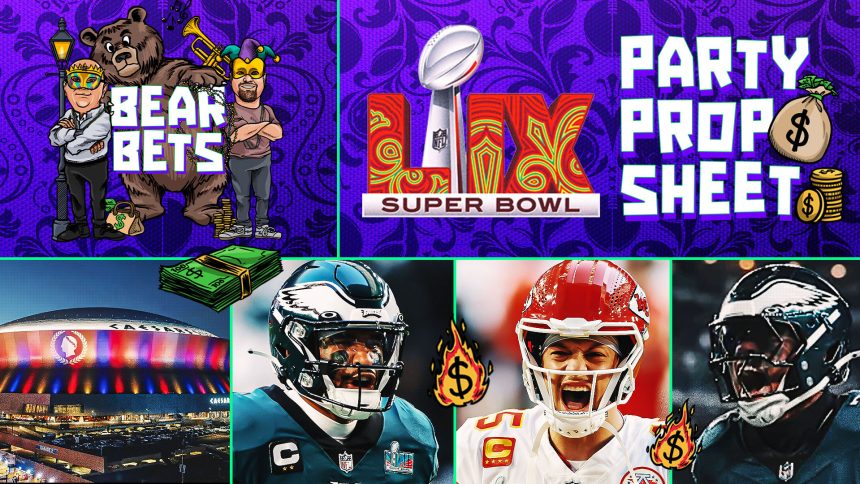 2025 Super Bowl: Chris 'The Bear' Fallica's Party Prop Sheet and picks