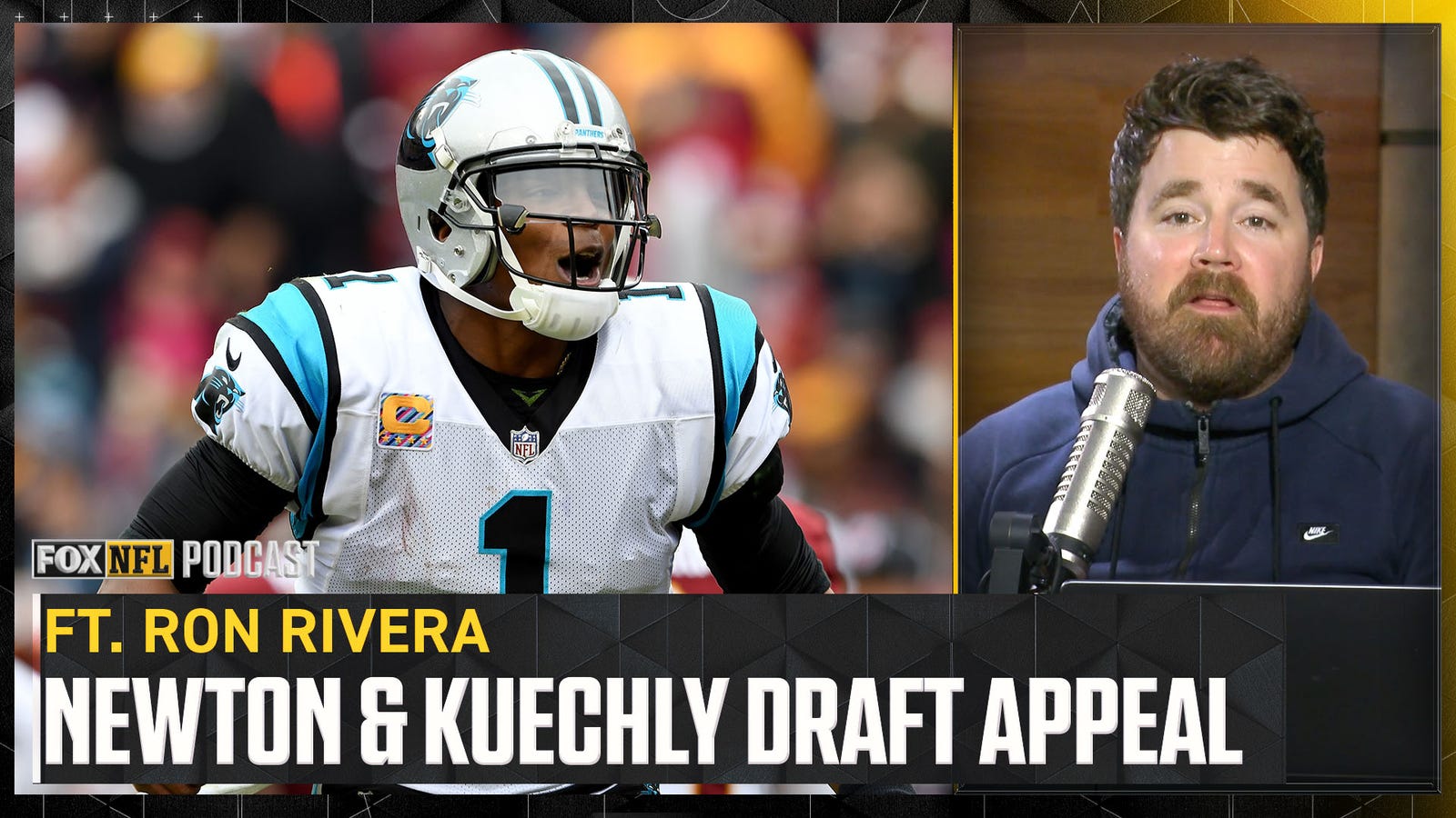 Ron Rivera describes why the Carolina Panthers drafted Cam Newton, Luke Kuechly