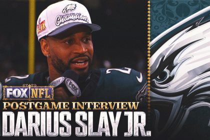 Darius Slay speaks on Eagles' defensive performance in win over Chiefs in Super Bowl LIX