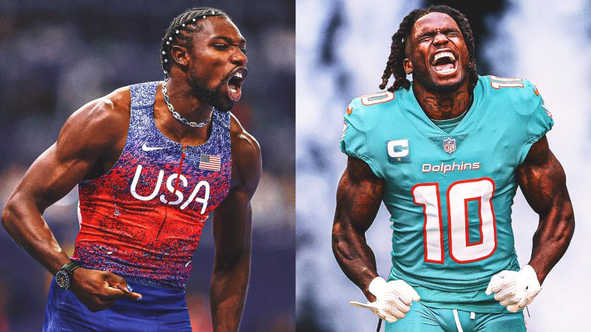 Dolphins speedster Tyreek Hill, Olympic champion Noah Lyles agree to race