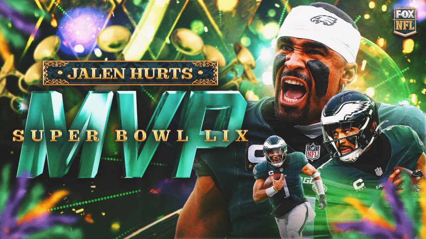 Eagles QB Jalen Hurts wins MVP of Super Bowl LIX with 3 TDs