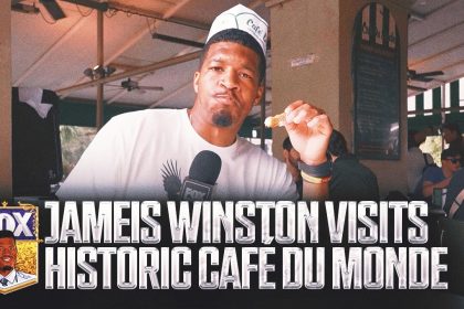 Jameis Winston visits historic Café Du Monde | Super Bowl LIX on FOX