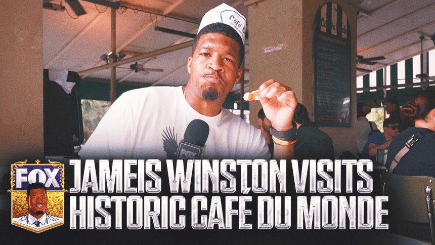 Jameis Winston visits historic Café Du Monde | Super Bowl LIX on FOX