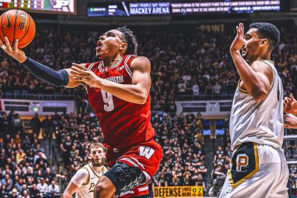 John Tonje's strong second half leads No. 16 Wisconsin past No. 7 Purdue