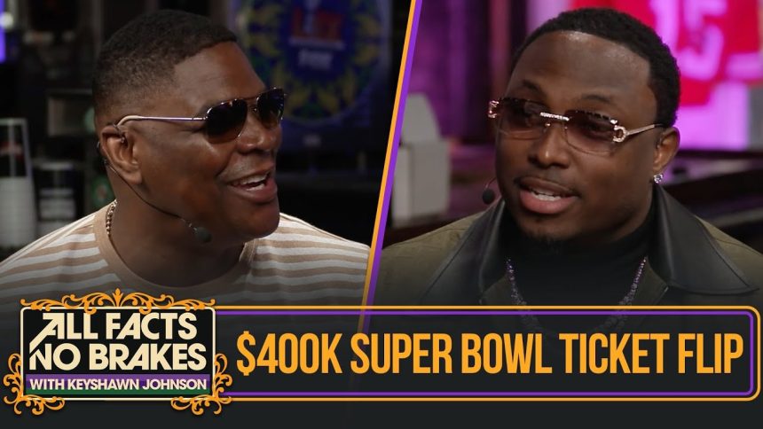 Keyshawn Johnson made $400k flipping Super Bowl tickets