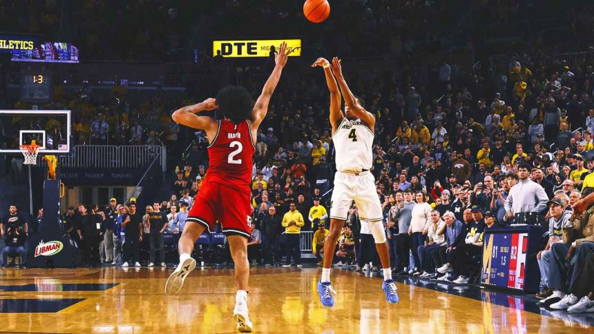 Michigan matches MSU with its own buzzer-beating 3 to keep pace in Big Ten race