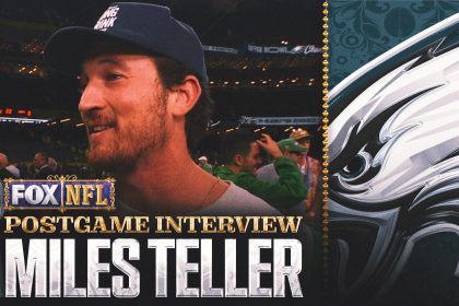 Miles Teller celebrates with Eagles: 'I got a little juice in the tank' | Super Bowl LIX on FOX