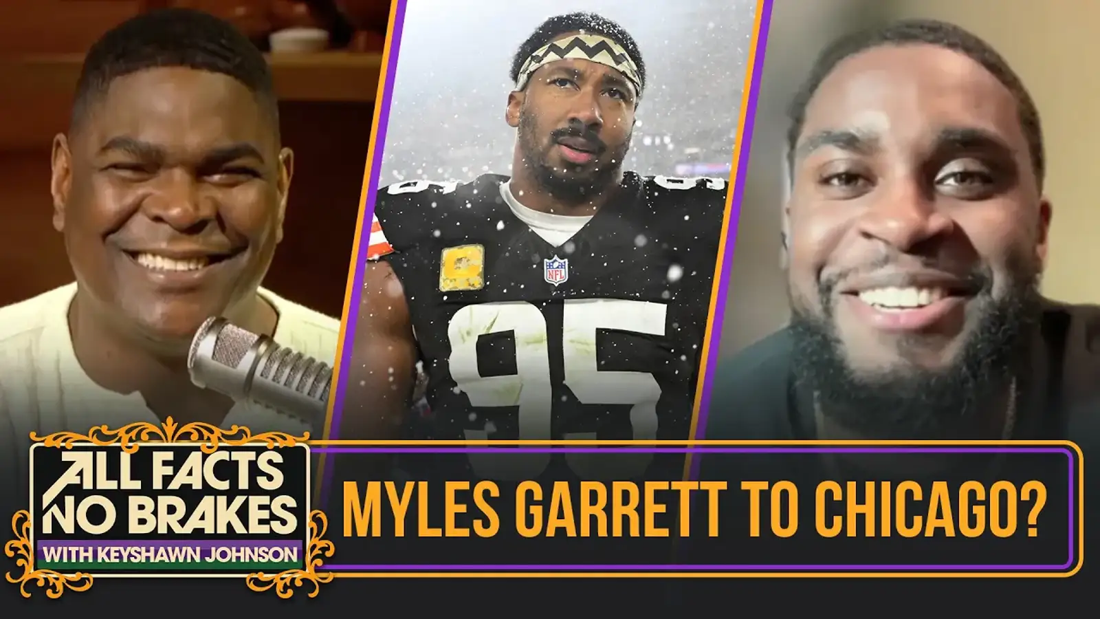 Jaylon Johnson wants Myles Garrett in Chicago & reacts to Saquon almost signing w/ Bears