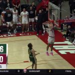 New Mexico's Tru Washington forces steal and throws down dunk to extend lead against Colorado State