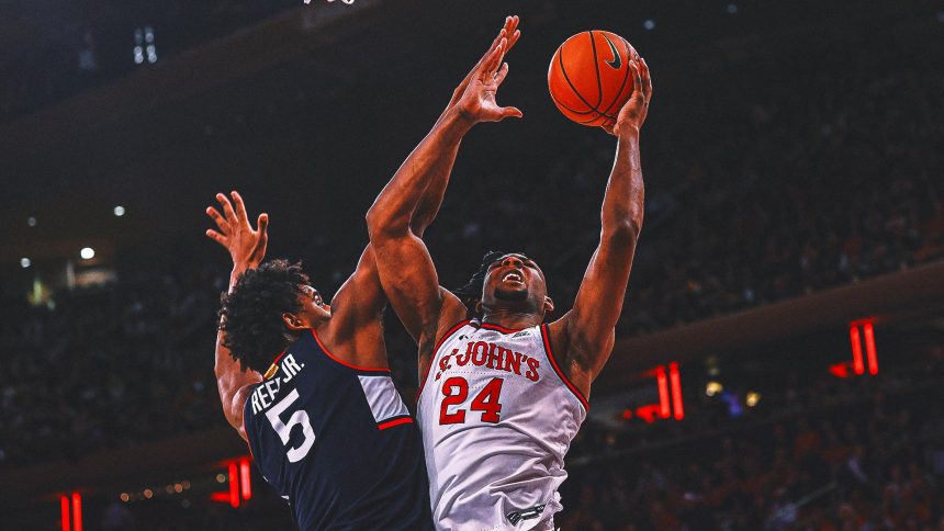 No. 10 St. John's blows out UConn, 89-75, for regular-season sweep