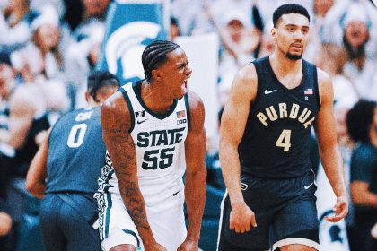 No. 14 Michigan St beats No. 13 Purdue 75-66, moves within half-game of 1st in Big Ten