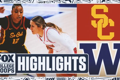 No. 6 USC Trojans vs. Washington Huskies Highlights | FOX College Hoops