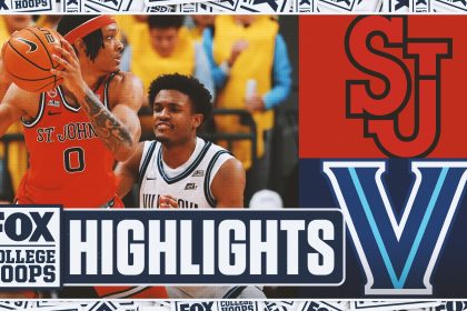 No. 9 St. John's Red Storm vs. Villanova Wildcats Highlights | FOX College Hoops