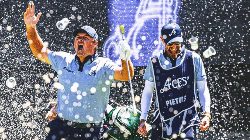 Patrick Reed makes hole in one at famed Watering Hole at LIV Golf Adelaide