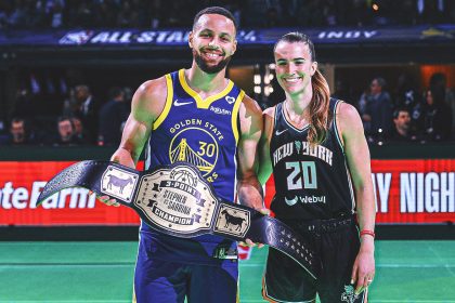 Stephen Curry vs. Sabrina Ionescu 3-point shooting event won't happen this year