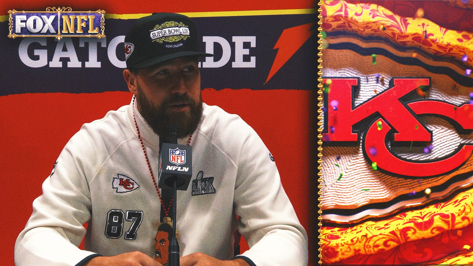 Travis Kelce addresses his NFL future | Super Bowl LIX Opening Night