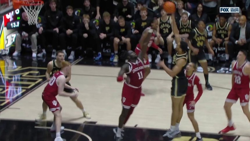 Trey Kaufman-Renn knocks down game-winning hook shot to seal Purdue's 81-76 win over Indiana