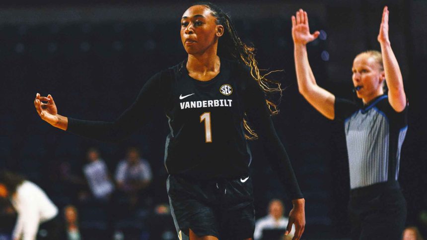 Vanderbilt's Mikayla Blakes scores women's NCAA Division I freshman record 55 points