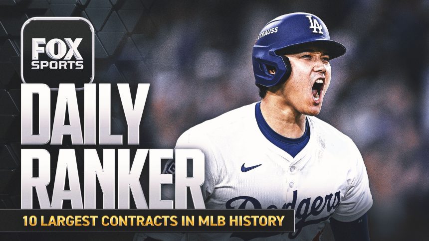 What are the 10 biggest contracts in MLB history?