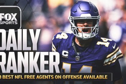 Who are the 10 best NFL free agents available on offense?